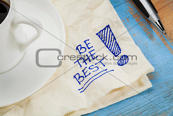 be the best on a napkin