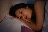 Young asian woman suffering from insomnia