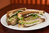 Turkey on Rye Sandwich