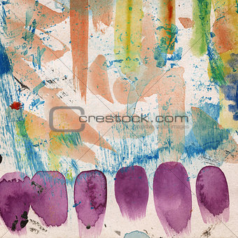 Designed abstract art background  