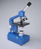 Blue microscope