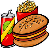 fast food cartoon clip art