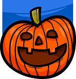 halloween pumpkin cartoon illustration