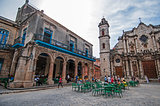 The Cathedral of Havana and the famous nearby square