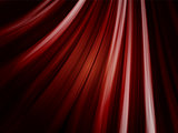 Red Waves Background on Black
