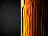 Hot Colors Stripes Background with Black Frame