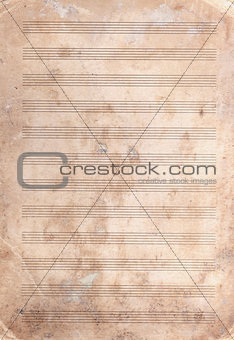 aged note paper