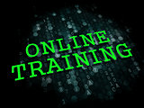 Online Training. Business Educational Concept.