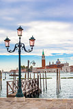 Old street lantern in Venice, Italy