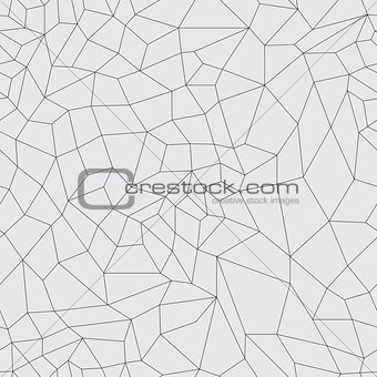 Vector mosaic black grid on a gray background