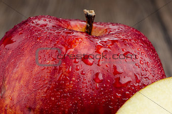 Apples closeup