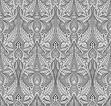 Abstract seamless art nouveau pattern