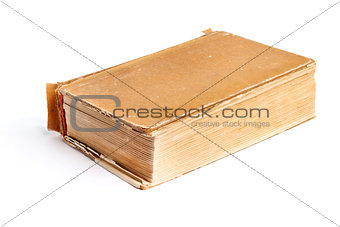 old book isolated on white