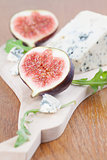 Blue cheese and figs