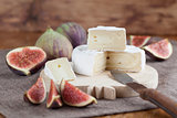 Camembert and figs