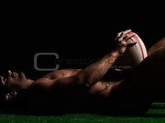 sexy naked rugbyman
