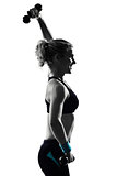 woman workout fitness posture weight training