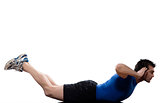 man floor exercise Worrkout Posture push uo