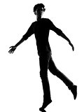 young man silhouette