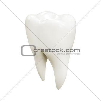 Isolated tooth