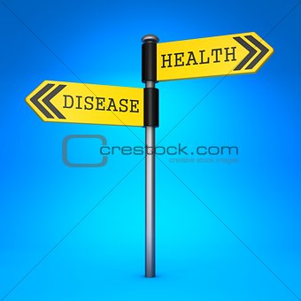 Health or Disease. Concept of Choice.