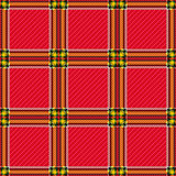 Seamless red checkered pattern
