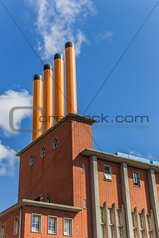Building with 4 chimneys