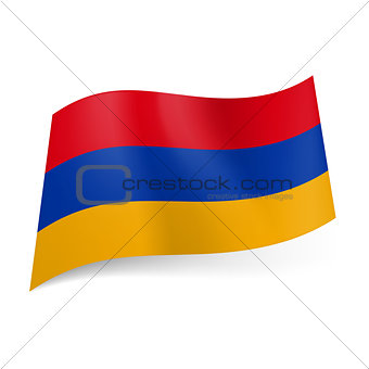 State flag of Armenia.