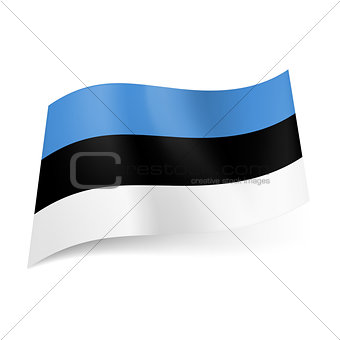 State flag of Estonia.