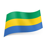 State flag of Gabon.