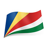 State flag of Seychelles.