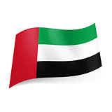 State flag of United Arab Emirates.