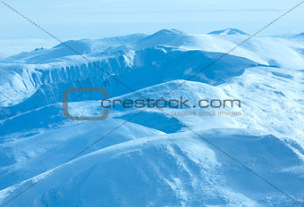 Winter mountain landscape 