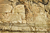 Granite cliff natural background