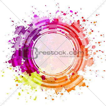 Colorful Blot Background