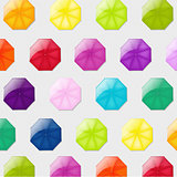 Background With Color Umbrellas