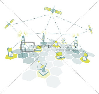 Telecom working diagram