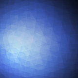 Blue Vector Abstract Geometric Background