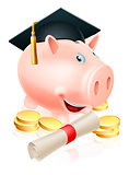 Saving for career piggy bank
