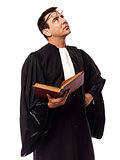 lawyer man thinking portrait