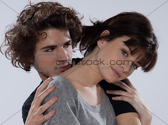 romantic young couple