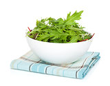Fresh green salad in a bowl