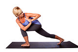 Yoga exercise stretching