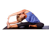 Yoga head to knee pose