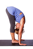 Healthy Woman Yoga stretch