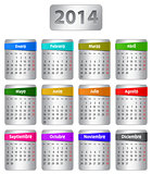 Spanish calendar 2014