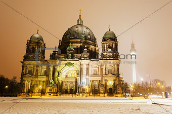 Berlin Cathedral Winter