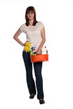 Cleaner woman