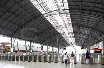 Railway station platforms