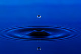 blue water drop